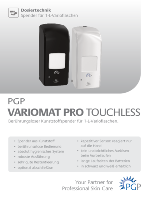 PI VARIOMAT PRO TOUCHLESS 2025 09 DEU