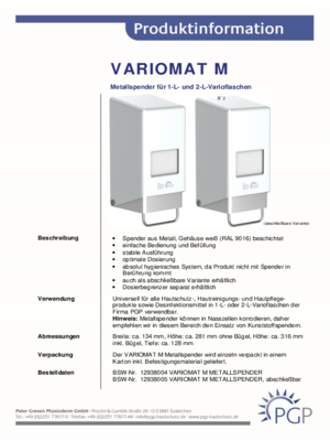 PI VARIOMAT M SPENDER 2020 04 DEU